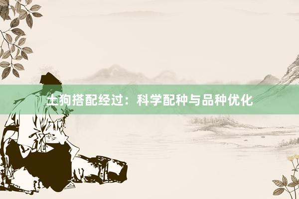 土狗搭配经过：科学配种与品种优化